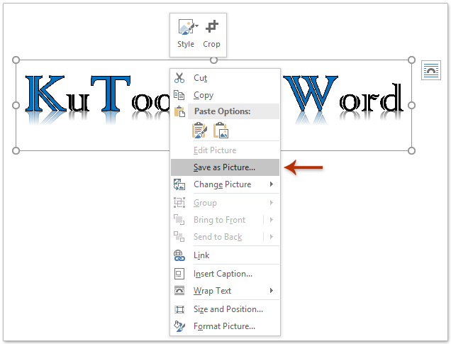 how to transform word art in word mac